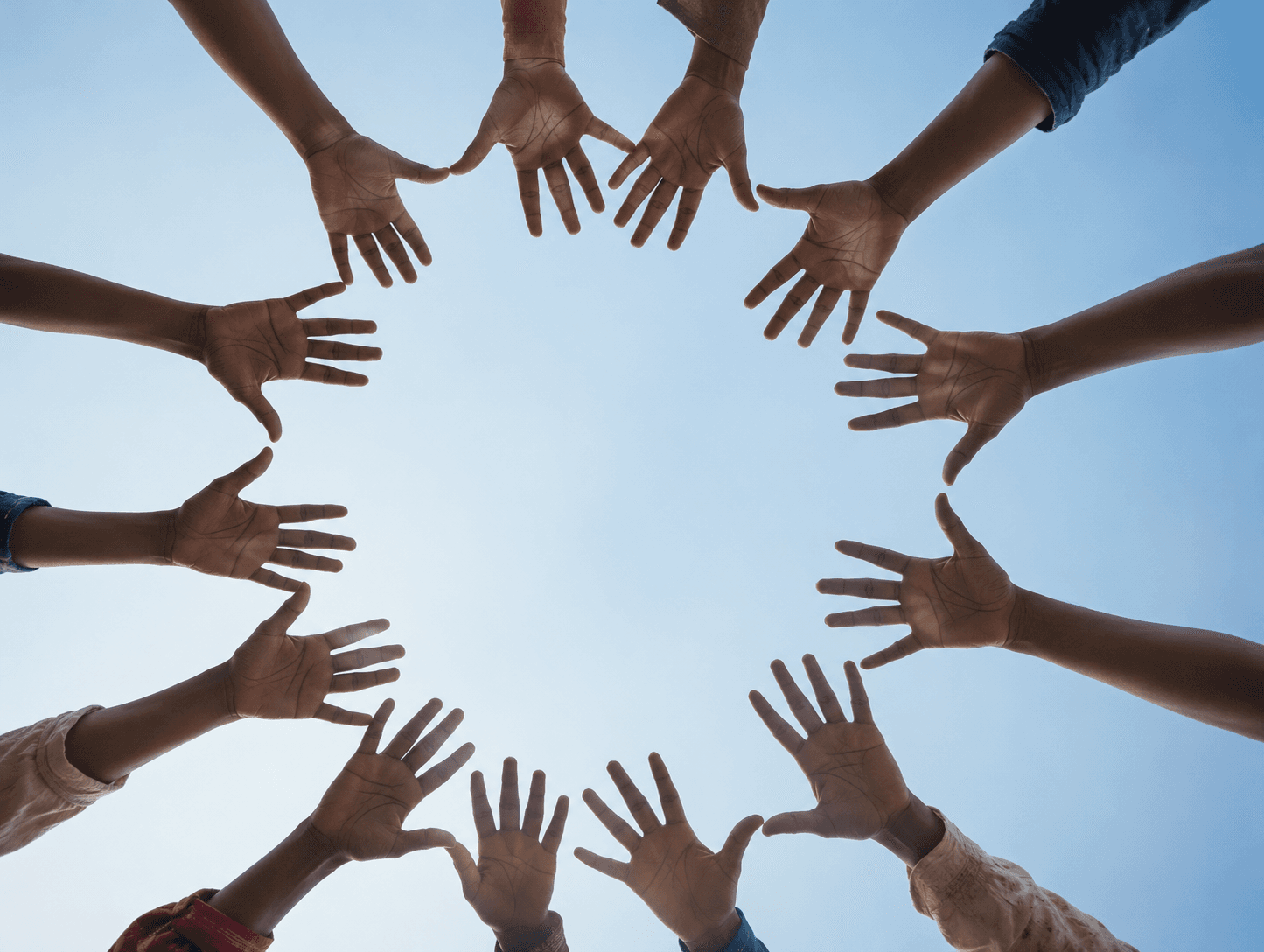 A circle of hands, the Zariya community